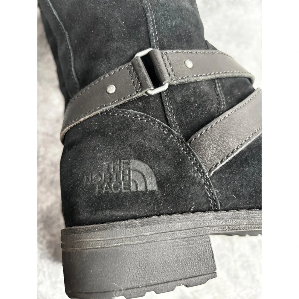 The North Face Women's Bridgeton Black Tall Suede Riding Boots Size 8.5‎